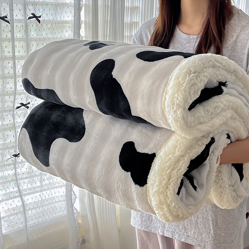 Heavyweight King Size Bed Blanket | Machine Washable, Gravity Blanket for Sofa Cover, Dormitory and Bedroom Cozy Bedding, Winter Living Room and Bedroom, DecorChristmas Gifts, Flannel Polyester