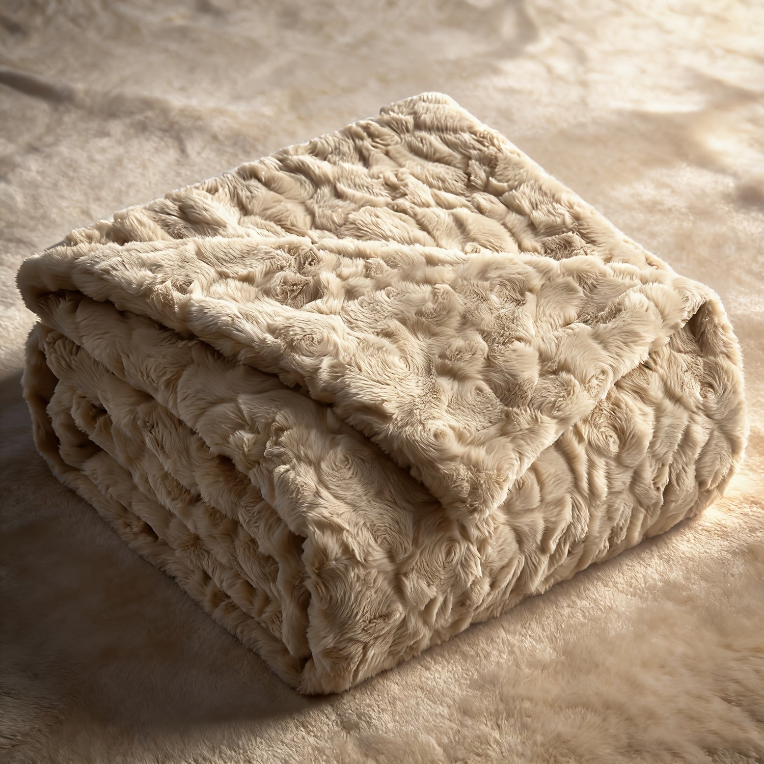 Luxury Heavyweight Blanket, Elegant Double-Brushed Blanket, Soft Comfort Blanket Ultra-Comfort Blankets, Living Room Sofa Blanket, Bedroom Blanket