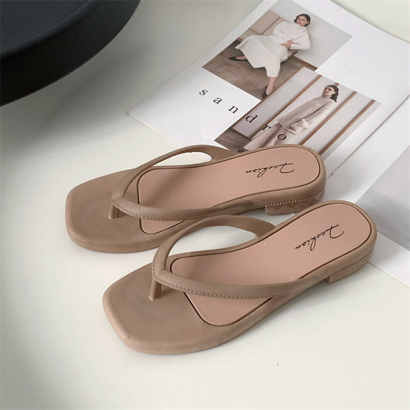 Yuzhihao Summer Women'S Casual Flat Flip-Flops | Open Toe, EVA Material, Fashionable Indoor and Outdoor Sandals, Women Shoes