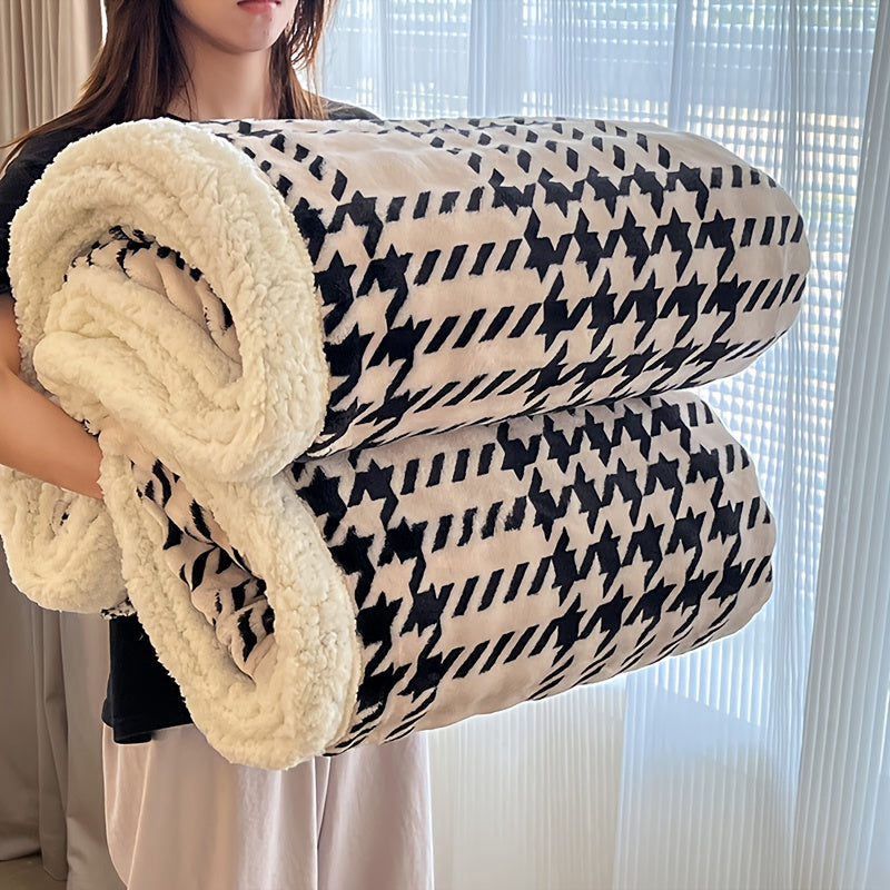 Heavyweight King Size Bed Blanket | Machine Washable, Gravity Blanket for Sofa Cover, Dormitory and Bedroom Cozy Bedding, Winter Living Room and Bedroom, DecorChristmas Gifts, Flannel Polyester